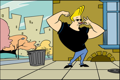 

Johny Bravo Cartoon Poster Paper Print(12 inch X 18 inch, Rolled)