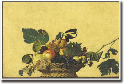 

Fruit basket art Fine Art Print(12 inch X 18 inch, Rolled)