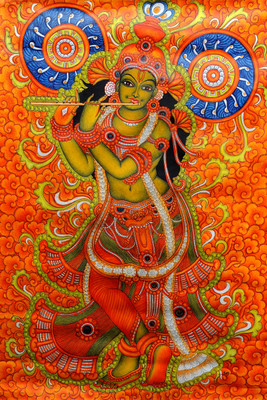 

Oshi - Krishna Fine Art (2) Paper Print(18 inch X 12 inch, Streched)