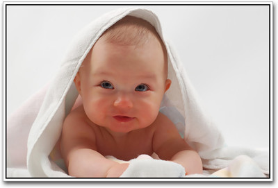 

Cute Baby in Bed Photographic Paper(12 inch X 18 inch)