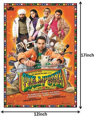 

Oye Lucky Lucky Oye Paper Print(17 inch X 12 inch, Rolled)
