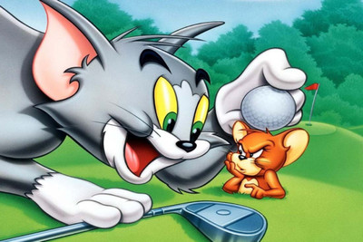 

Tom And Jerry Cartoon Characters Paper Print(12 inch X 18 inch, Rolled)