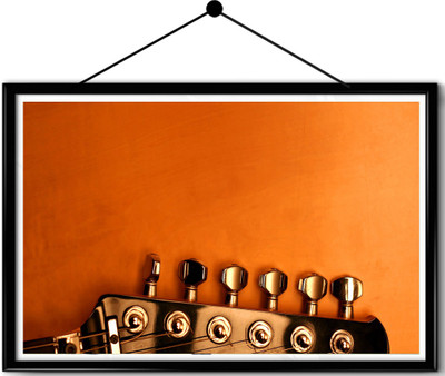 

Music Guitar framed posters Paper Print(16.5 inch X 13.7 inch, Framed)