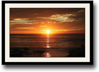 

Miami Beach Sunrise Fine Art Print(10 inch X 14 inch, Framed)