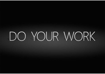

Posterhouzz Do Your Work Paper Print(12 inch X 18 inch, Rolled)