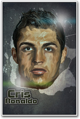 

Cris Ronaldo Artistic Paper Print(18 inch X 12 inch)
