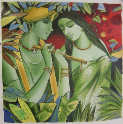 

Posterhouzz Krishna Fine Art Print Poster Fine Art Print(18 inch X 12 inch, Rolled)