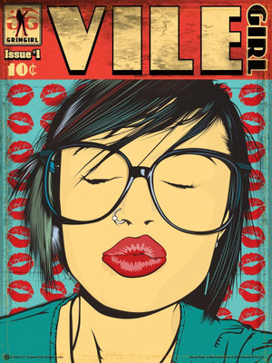 

Posterhouzz Vile Girl Poster Fine Art Print(18 inch X 12 inch, Rolled)