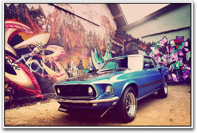 

Muscle Car stunning Paper Print(12 inch X 18 inch)