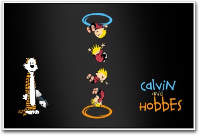 

Calvin and Hobbes enjoying Paper Print(12 inch X 18 inch)