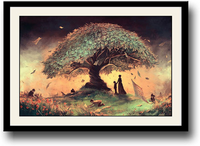 

Tree of Letters Fine Art Print(10 inch X 14 inch, Framed)