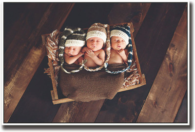 

Three cute baby image Fine Art Print(12 inch X 18 inch, Rolled)