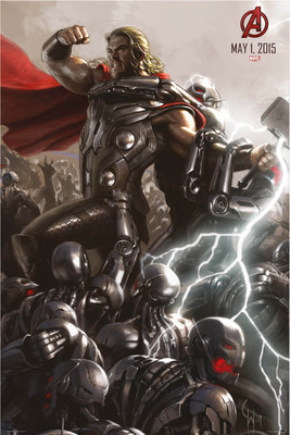 

Thor- Avengers (Officially Licensed) Paper Print(18 inch X 12 inch, Rolled)