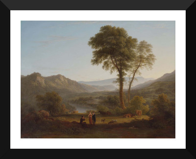

Tallenge Old Masters Collection - At Matlock - mist rising by John Glover - Premium Quality A3 Size Framed Poster Paper Print(17 inch X 12 inch, Framed)