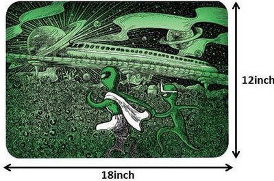 Alien Apu Alien Durga Paper Print(18 inch X 12 inch)