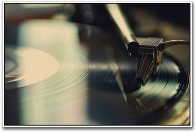 

Vinyl Record Player Music Paper Print(12 inch X 18 inch)