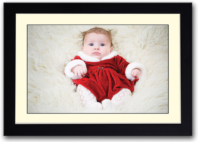 

Cute Baby in Red Dress Fine Art Print(14 inch X 20 inch, Framed)