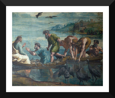 

Tallenge Old Masters Collection - The Miraculous Draft of Fishes by Raphael - Premium Quality A3 Size Framed Poster Paper Print(17 inch X 12 inch, Framed)