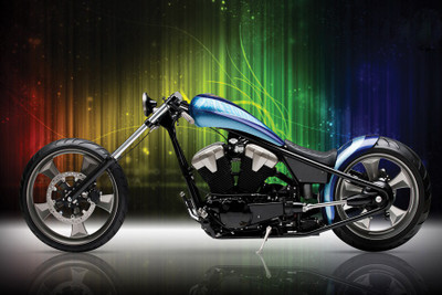 

Chopper bikes poster Paper Print(12 inch X 18 inch, Rolled)