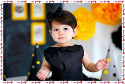 

Regent Black Dressed Baby Poster Paper Print(13 inch X 19 inch)
