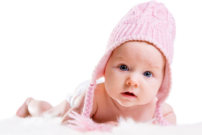 

Posterhouzz Cute Baby With Pink Hat Poster Paper Print(12 inch X 18 inch, Rolled)