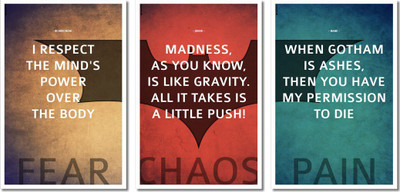 

ESP Creation Batman Trilogy Paper Print(36 inch X 18 inch, Rolled)