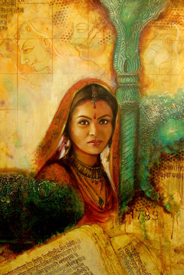 

Oshi - Ancient Lady Paper Print(18 inch X 12 inch, Streched)