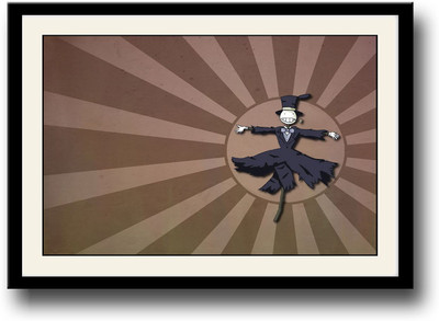 

Scarecrow design Fine Art Print(10 inch X 14 inch, Framed)
