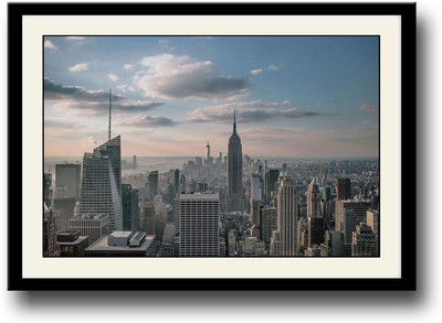 

New York City View Fine Art Print(10 inch X 14 inch, Framed)