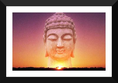 

Tallenge - Buddha And The Sky - Premium Quality A3 Size Framed Poster Paper Print(17 inch X 12 inch, Framed)