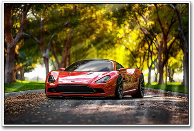 

Aston Martin inspired Paper Print(12 inch X 18 inch)
