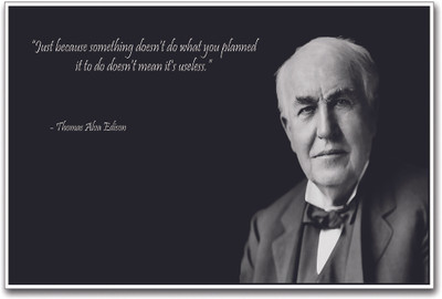 

Edison Quote Paper Print(12 inch X 18 inch)