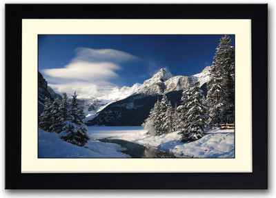 

Snow Covered Forest Amazing Fine Art Print(14 inch X 20 inch, Framed)