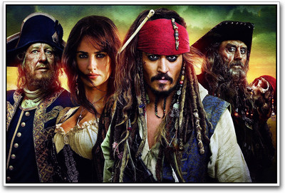 

Pirates of The Caribbean Movie Photographic Paper(12 inch X 18 inch)