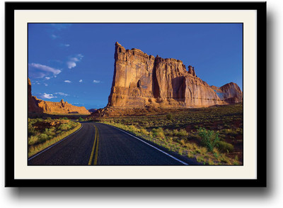 

Beautiful Road in Hills Fine Art Print(10 inch X 14 inch, Framed)