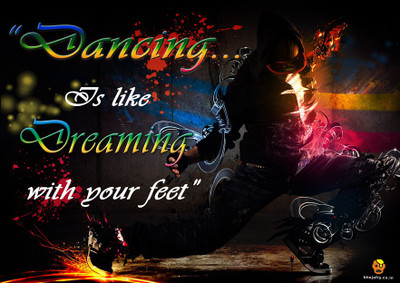 

Bheja Fry Poster Dancing is like dreaming (42 cm x 29.7 cm) Paper Print(11.69 inch X 16.53 inch, Rolled)