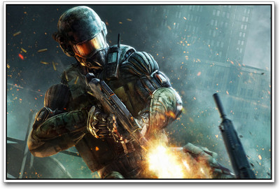 

Crysis 2 weapons Paper Print(12 inch X 18 inch)