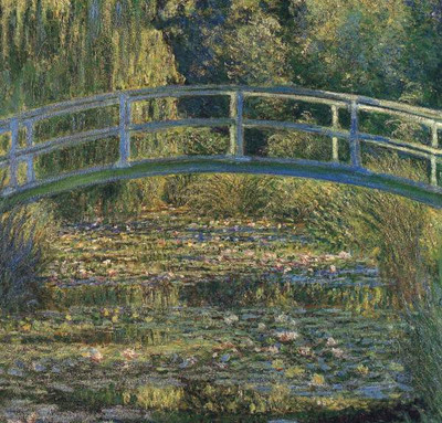 The Water Lily Pond Medium by Monet(19 inch X 18 inch)