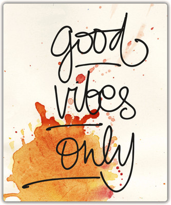 

Good Vibes Paper Print(14.5 inch X 12 inch, Hardboard Mounted)