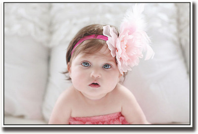 

Cute pink flower baby image Fine Art Print(12 inch X 18 inch, Rolled)