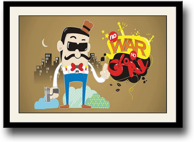 

No War No Glory Fine Art Print(10 inch X 14 inch, Framed)