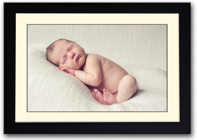 Super Cute Baby Sleeping Fine Art Print(14 inch X 20 inch, Framed)