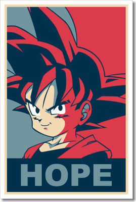 

Dragon Ball Z - Goku Hope Paper Print(19 inch X 13 inch)