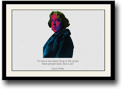 

Oscar Wilde quote AFP1761 Fine Art Print(10 inch X 14 inch, Framed)