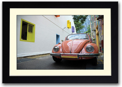 

Vintage Car In Red Fine Art Print(14 inch X 20 inch, Framed)
