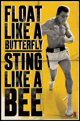

Muhammad Ali Float Like a Butterfly Paper Print(36 inch X 24 inch, Rolled)