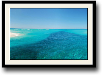

Turquoise Sea Fine Art Print(10 inch X 14 inch, Framed)
