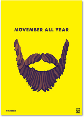 

MadCap Poster - Movember Fine Art Print(16.53 inch X 11.69 inch, Rolled)