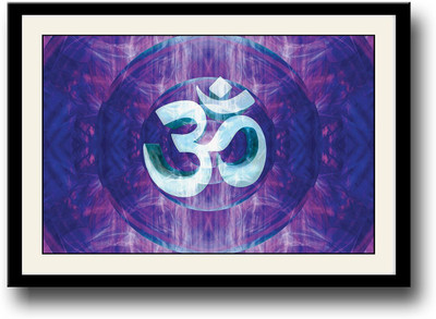

Om psychedelic art Fine Art Print(10 inch X 14 inch, Framed)