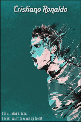 

Vprint Cristano Ronaldo , Cr7 Wall Poster Quotes & Motivation ,(12X18) Paper Print(18 inch X 12 inch, Rolled)